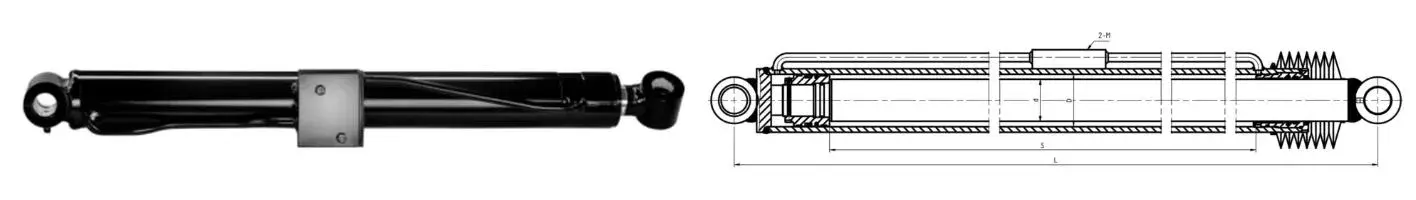 Boom Aerial Work Vehicle Lower Arm Hydraulic Cylinder